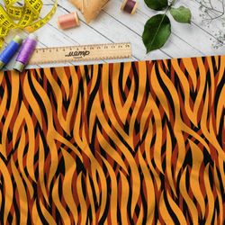 Ткань интерлок тигр с эффектом наложения