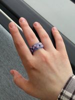 Кольцо Сирень, стекло