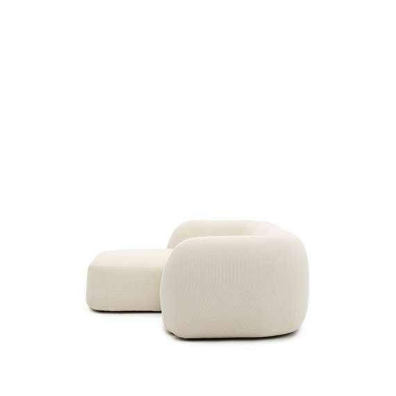 Модульный 2-местный диван Martina в экрю шенилле с левым шезлонгом 230 см