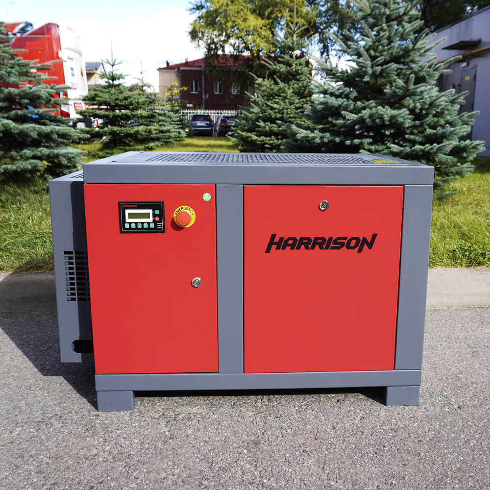 HRS-94550 Винтовой компрессор с ременным приводом Harrison: 550 л/мин, 8 бар, 4 кВт
