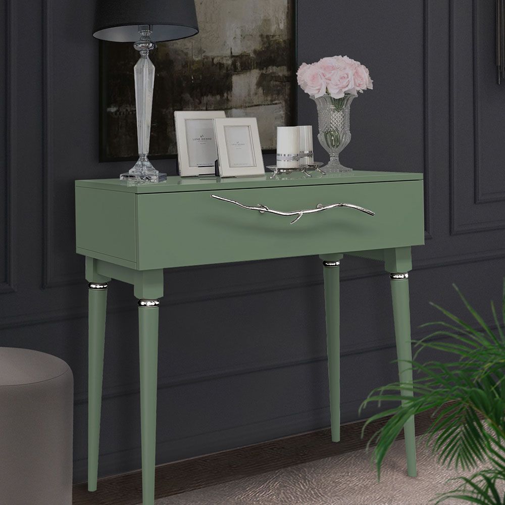 Консоль Арт Колор matte Классик Сильвер Зеленый нефрит матовый