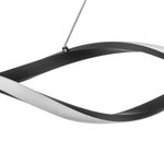 736437 Люстра ROTONDA 50W LED 3060LM 120G ЧЕРНЫЙ 3000-6000K