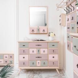 Зеркало настенное Пандора Айвори Акварель