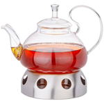 Чайник заварочный 0,8л с подставкой для подогрева