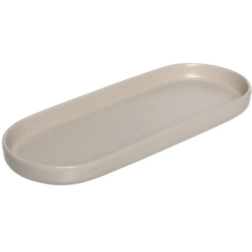 Блюдо керамическое «Perfetto» 25,8*10*2,6см, бежевое