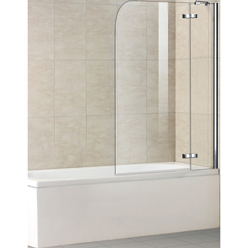 Шторка на ванну WeltWasser WW100 D2 100 10000001225 профиль Хром стекло прозрачное