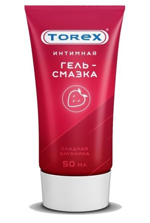 Смазка на водной основе TOREX  Сладкая клубника  - 50 мл.