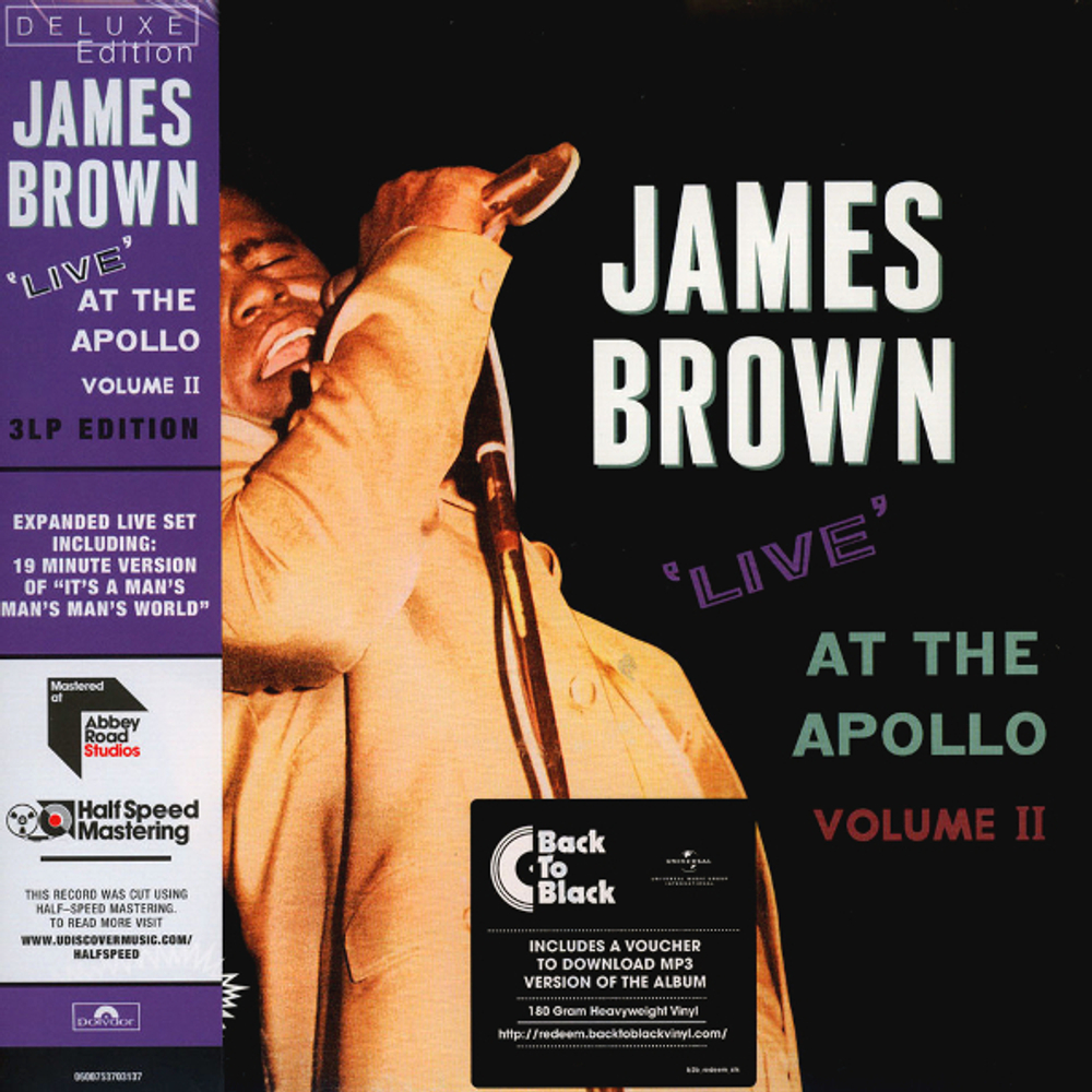 James Brown / Live At The Apollo, Volume II (Deluxe Edition)(3LP)