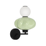 Светильник светодиодный, черный, зелёный / опаловый, LED, 8