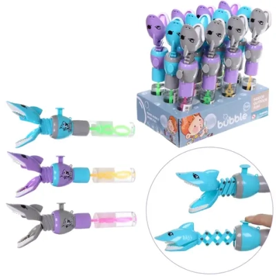 Мыльные пузыри «Акула-Пиратка» 23,5 см, 80 мл, микс цветов