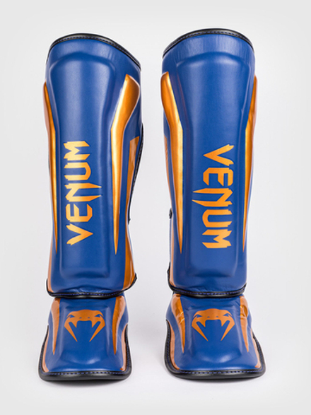 Щитки Venum Elite Blue/Black/Copper