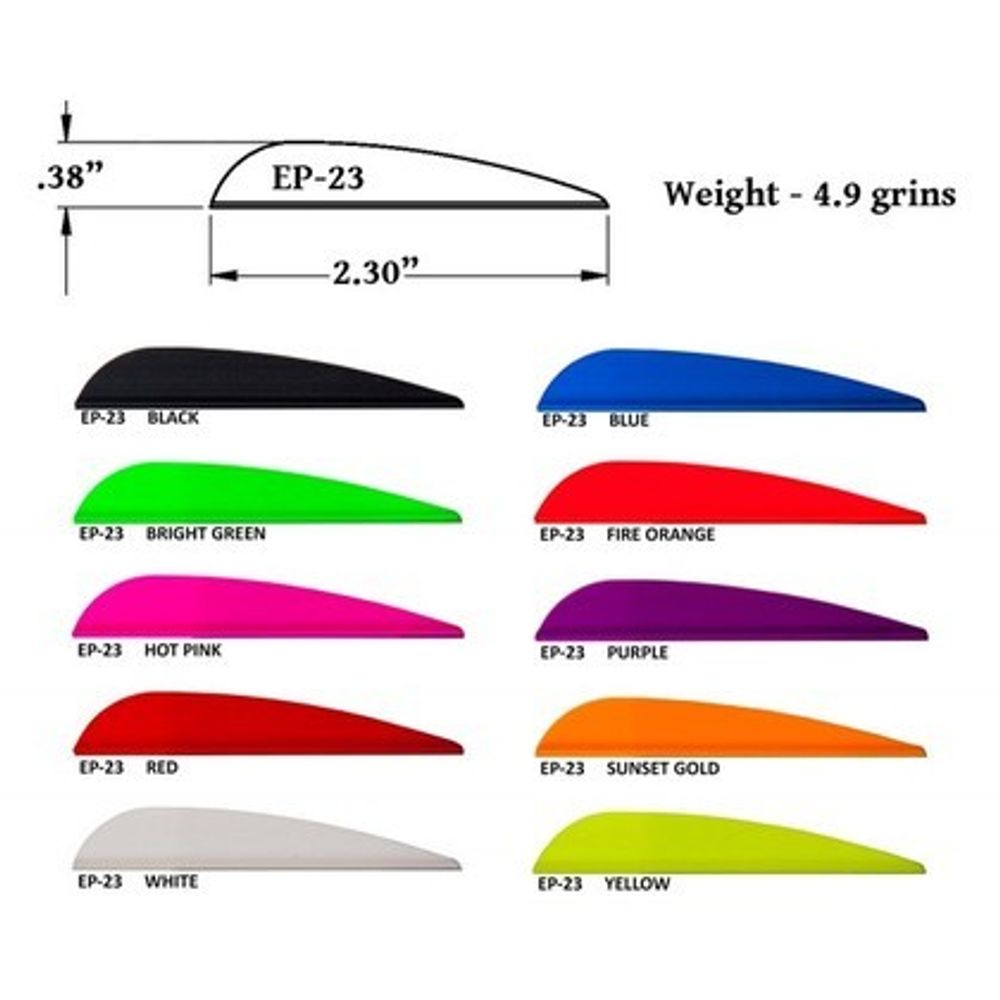 Перо стрелы лука спортивного AAE ARIZONA VANES EP-23