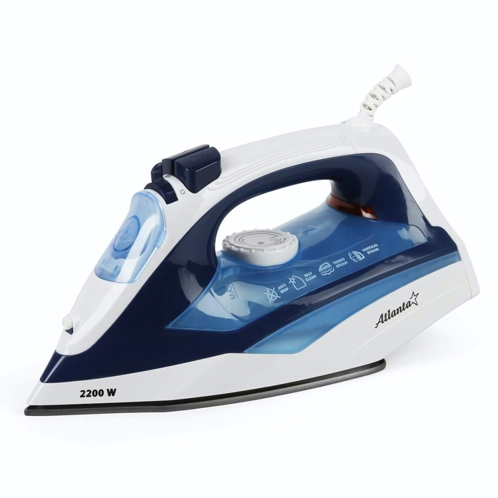 Утюг Atlanta ATH-5546, тефлоновая подошва, 2200Вт