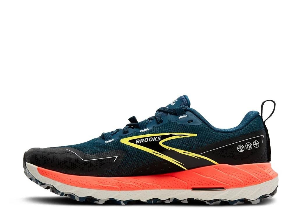 Кроссовки для бега мужские Brooks Cascadia 18 M Темно-синий и красный