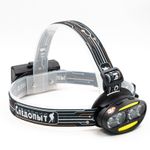 Фонарь налобный &quot;СИБИРСКИЙ СЛЕДОПЫТ-Радиант&quot;, 4 LED + 2 COB, аккум.2x2200mAh/60/