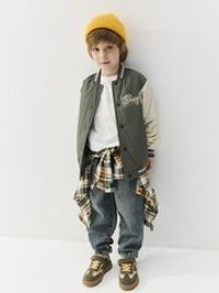 Бомбер с утеплителем "Папоротник"