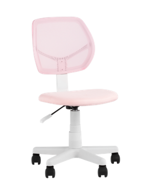 Кресло компьютерное детское ЛОЛО розовый пластик белый