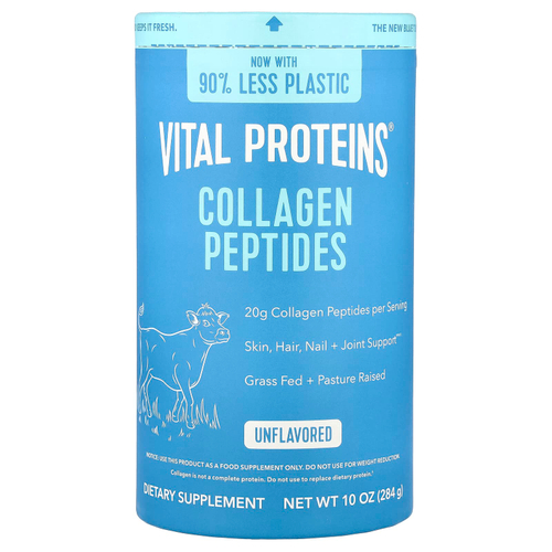 Vital Proteins, пептиды коллагена, без добавок, 284 г (10 унций)