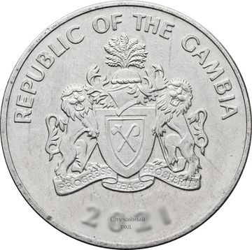 50 бутутов 2008-2021 Гамбия