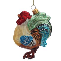 GAEM Украшение новогоднее "Петух", L8,5 W5,5 H12,5 см