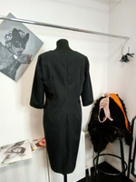 Платье чёрное комбинированное.Размер 50/52.Производство Турция.