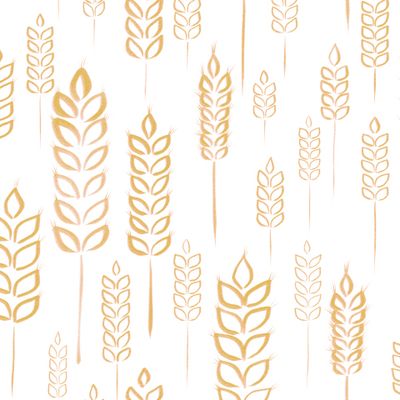 Колосья на белом