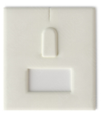 Вкладыш 03/наклонный/для кольца/язычок/окошко для бирки/прорезь для нитки