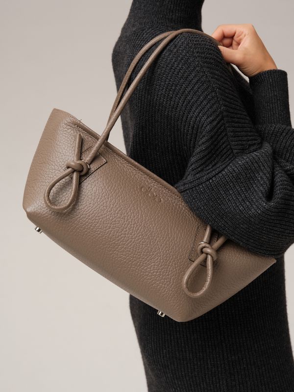 Кожаная сумка DBR 31340 тауп