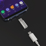 Переходник BOROFONE BV4 Micro USB -Type-C (серебро)