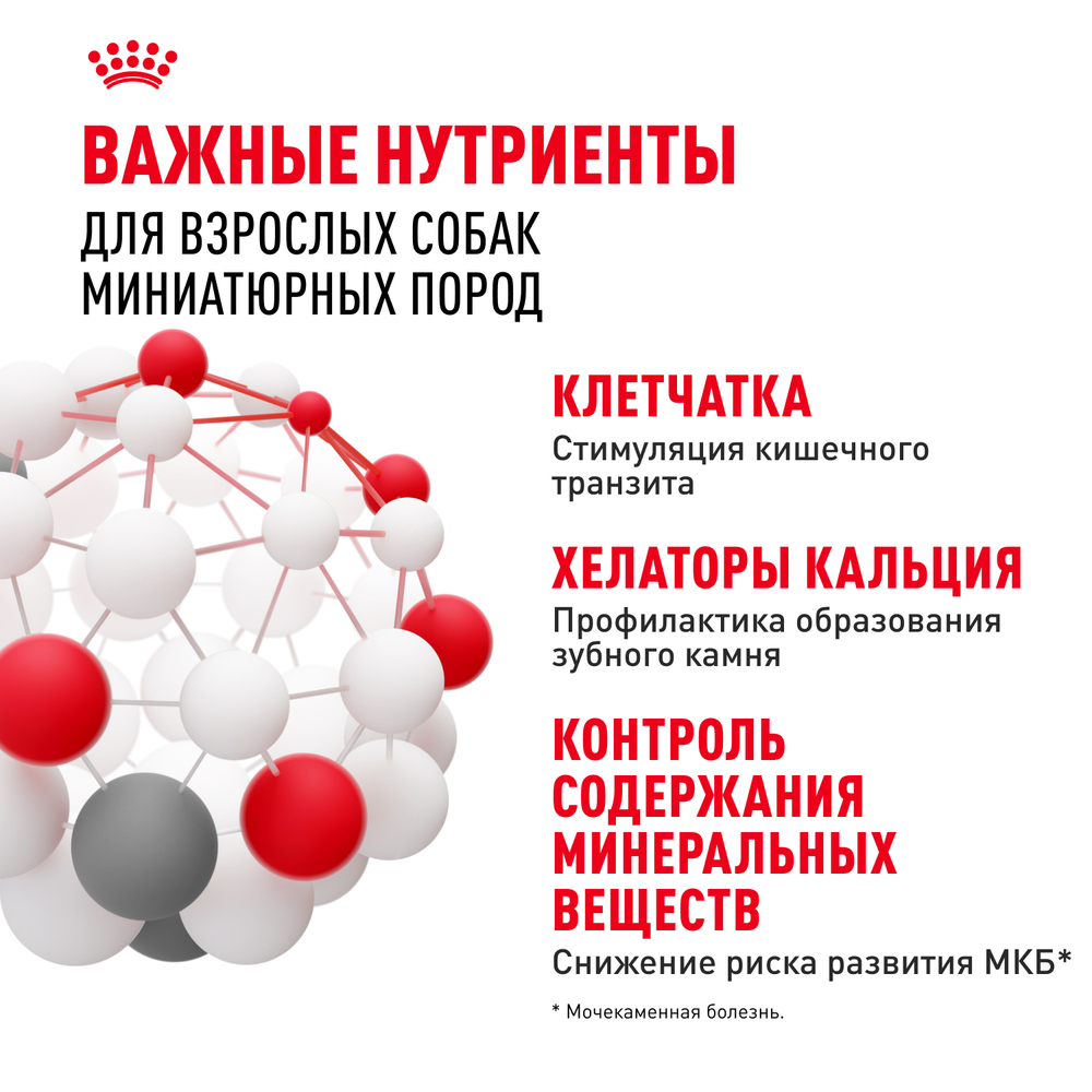 Royal Canin X-Small Adult Корм сухой для взрослых собак очень мелких размеров от 10 месяцев - 1,5 кг