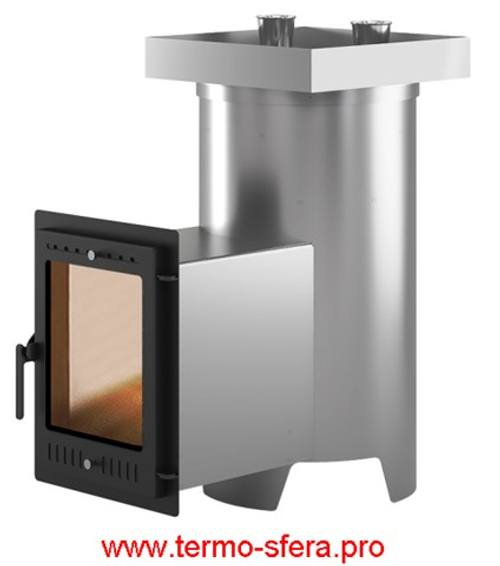 Печь для бани Эверест "Steam Master" 44 INOX (320M) (под обкладку)