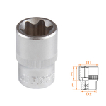 AFFIX (AF00043022) Головка торцевая TORX Е-стандарт 1/2", E22