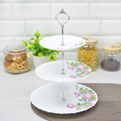 Фруктовница 3-х ярусная "Розмари" 15/19/24см (99268)