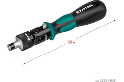 Реверсивно-рычажная отвертка с насадками KRAFTOOL X-Force-55 55 шт 25554-H55_z01