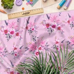 Ткань дюспо розовая прелесть