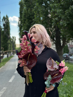 Букет невесты «Элегантный дуэт»