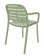 Кресло пластиковое Papatya Tarabya-K, светло-зеленый