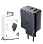 Сетевой адаптер питания ACEFAST A5 1 USB/USB-C PD32W (черный)