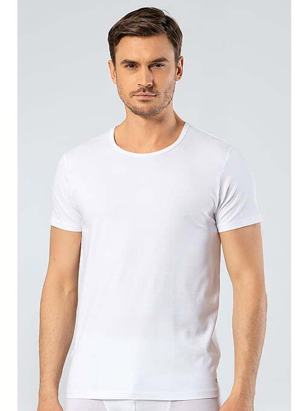 Футболка мужская с круглым вырезом