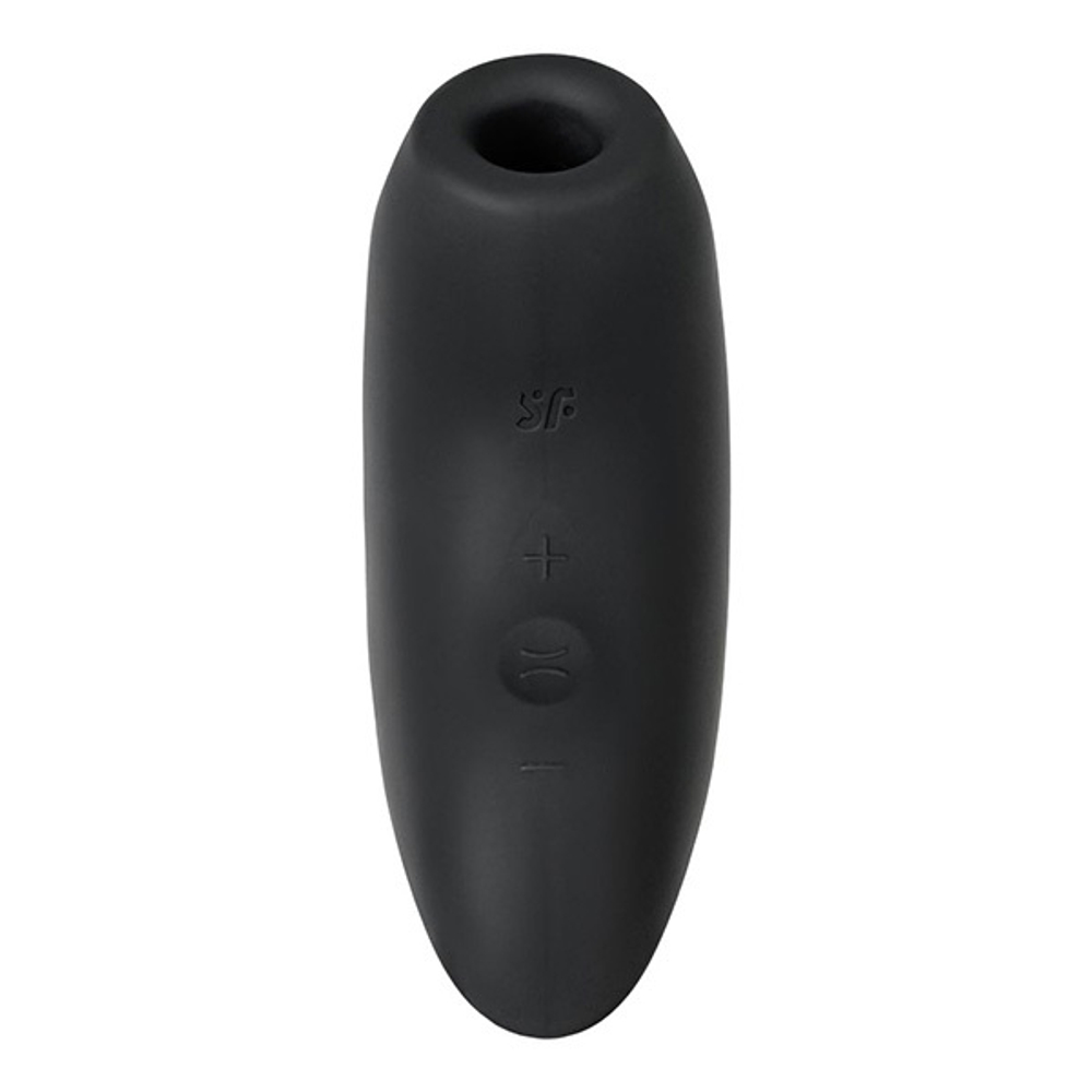 Черный вакуум-волновой бесконтактный стимулятор клитора 11,6см Satisfyer Magnetic Deep Pulse