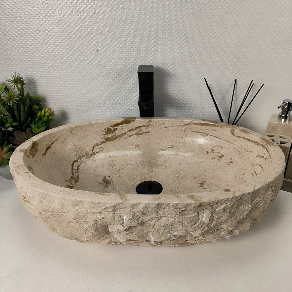 Раковина из мрамора Erozy Cream EM-64959 61*41*15 0874