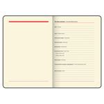 Ежедневник недатированный А5 (138х213 мм) BRAUBERG "Imperial", под кожу, 160 л., черный, 113499