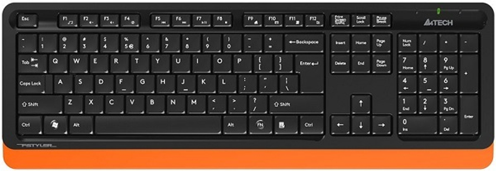 Клавиатура и мышь Wireless A4Tech FG1010 ORANGE