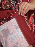 Халат Х-145/терракотовый-тропик