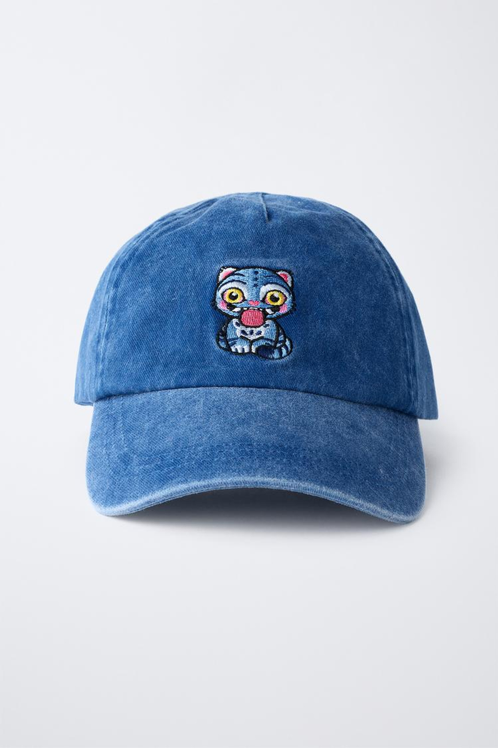 ZARA КЕПКА С ЭФФЕКТОМ ПОТЕРТОСТИ KPOP DEMON HUNTERS™ NETFLIX ©, СИНИЙ