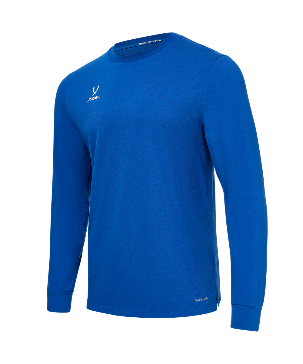 Лонгслив тренировочный JÖGEL DIVISION PerFormDRY Training CVC LS Z2, синий