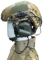 COMMUNICATION HEADSET V" тактические наушники для стрельбы/съемный микрофон (для крепления на шлем)