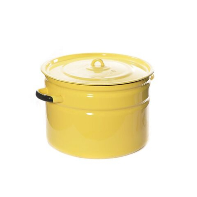 Кастрюля сталь, эмал, 9 л, с крыш, СтальЭмаль, 2с200, в асс, индукц