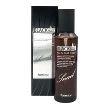 Farmstay Тонер восстанавливающий с муцином черной улитки Black Snail All In One 150 мл