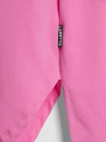 Розовый лонгслив для девочки